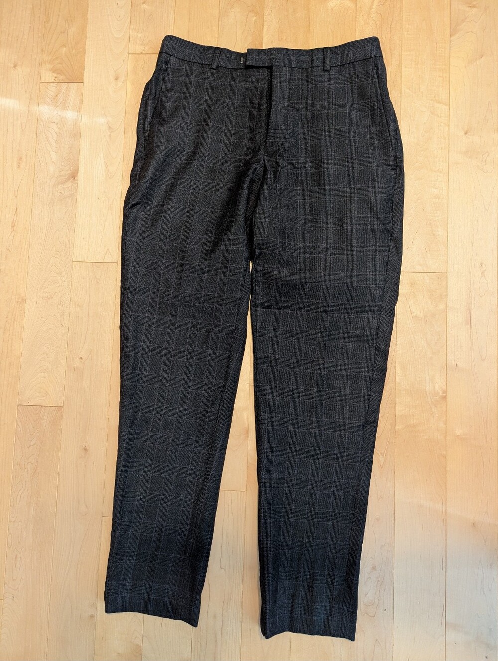 London Men's Charcoal Dress Pants W32 New & Longwood